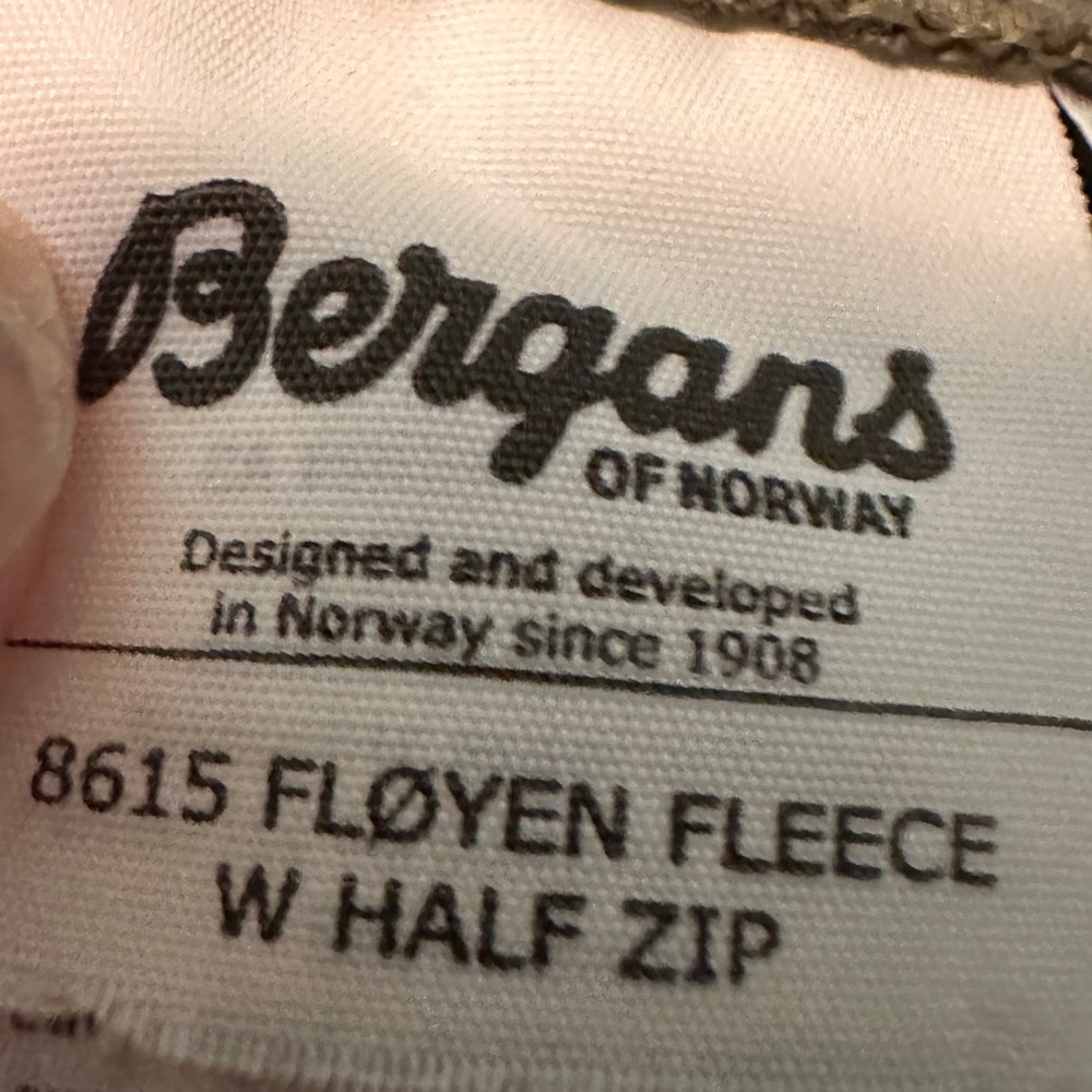 Bergans of Norway Gray Quarter-Zip fleece jacket - Picture 12 of 13